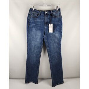 Oat New York Jeans Womens 4/27 Blue High Rise Slim Bootcut (27x31) NWT